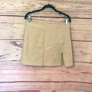 LIONESS MEDIUM linen cotton blend mini skirt